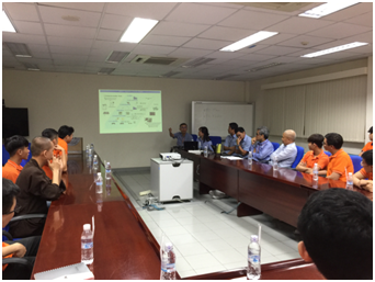 Giám đốc Mukohata Mitsuyoshi công ty TNHH Wonderful giới thiệu sản phẩm công ty