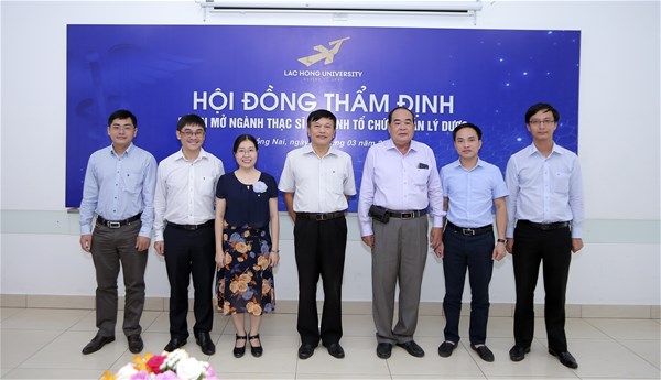 Hội đồng thẩm định đề án mở ngành thạc sĩ Tổ chức quản lý dược